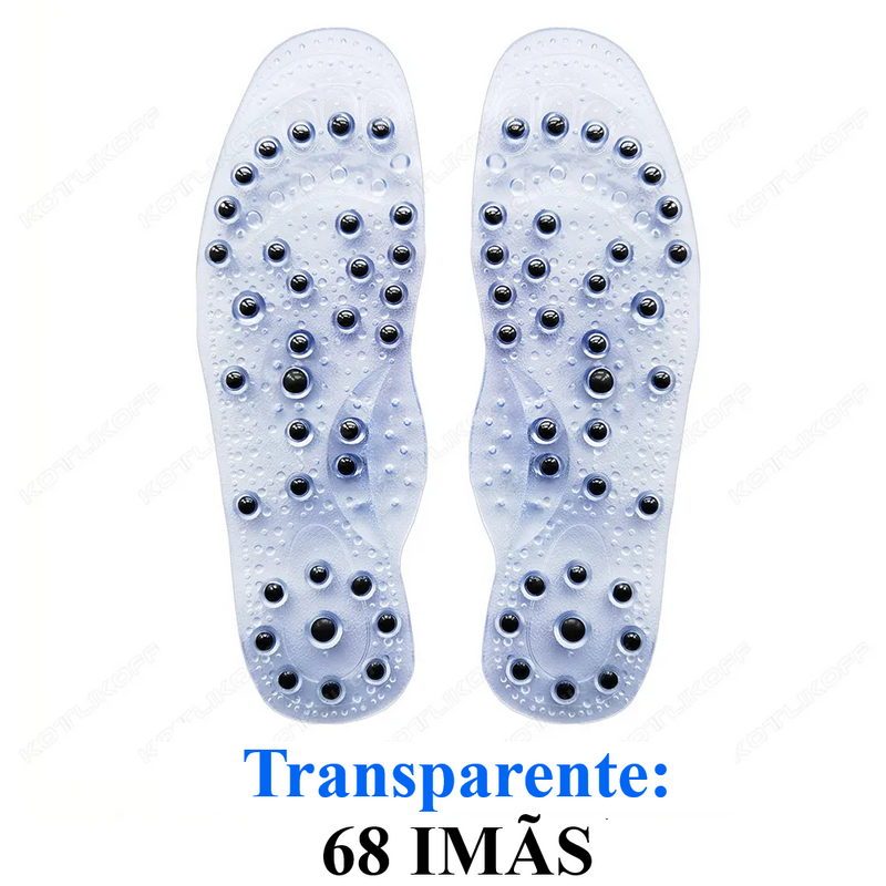 Palmilhas OrtoConfort Kotlikoff - Para Terapia de Massagem Magnética [CONFORTÁVEL E RELAXANTE]